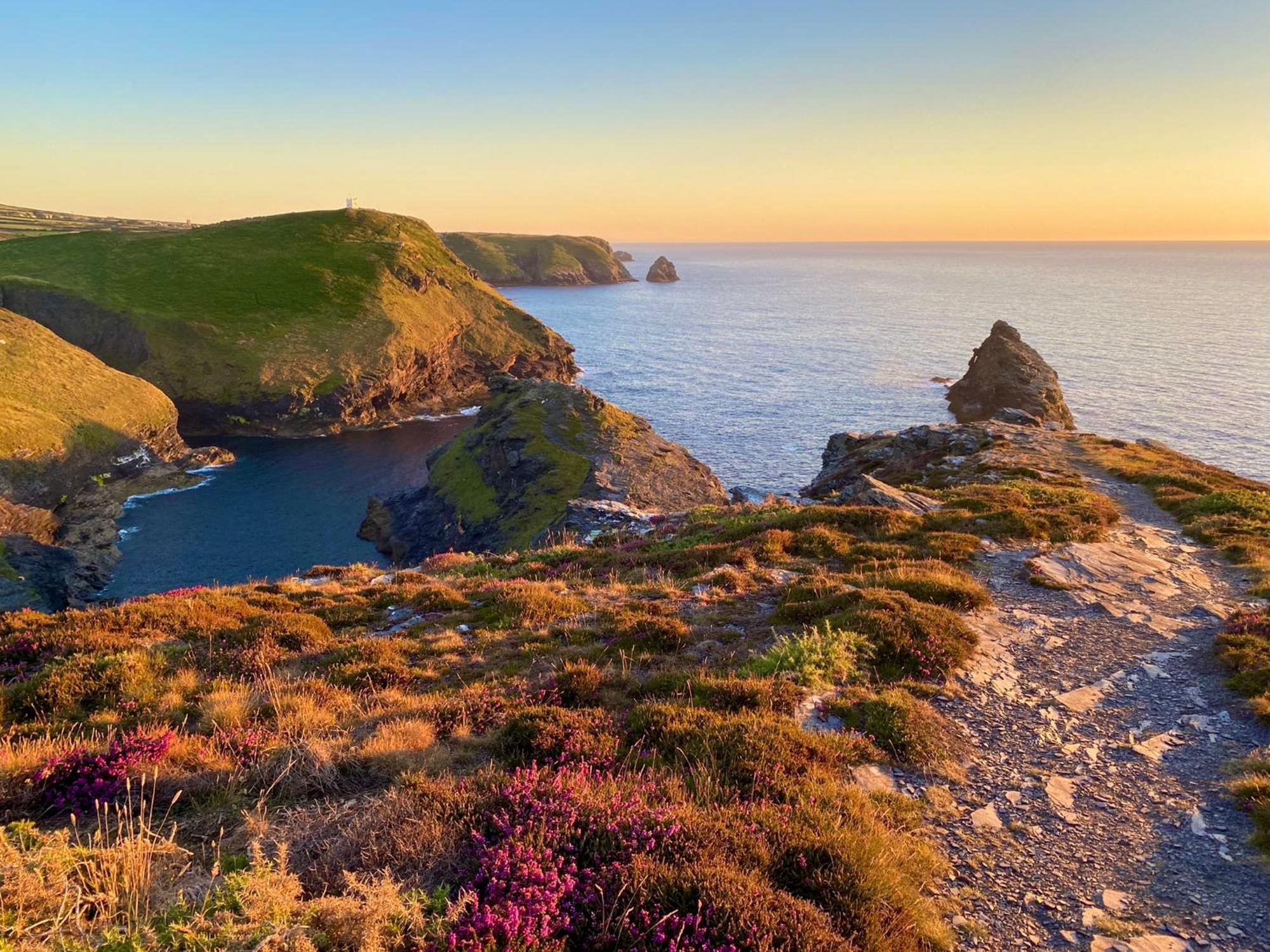 Polrunny Farm Elderberry Cottage With Sea View Boscastle Exterior photo