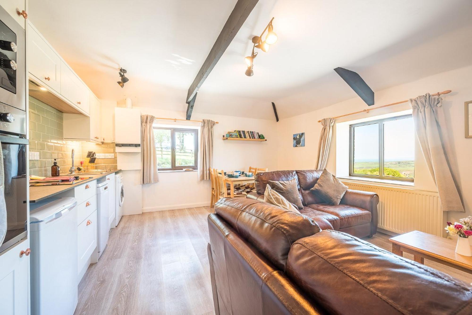 Polrunny Farm Elderberry Cottage With Sea View Boscastle Exterior photo